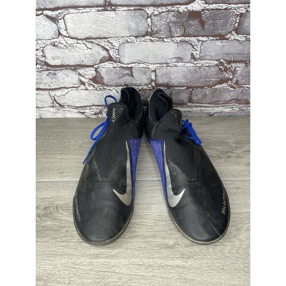 Nike Phantom Vision Elite DF SG Pro AC Black Synthetic Blue Lace Shoes Men 12 US - Picture 12 of 16